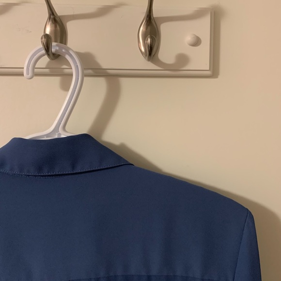 Le Chateau Blue Dress Shirt button up - Picture 3 of 8